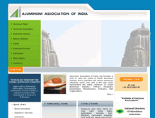 Tablet Screenshot of aluminium-india.org